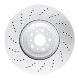 Dynamic Friction 2021-2025 BMW M4 Right Front Drilled GeoSPEC Coated Rotor by Dynamic Friction Company 624-31193D