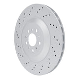 Dynamic Friction 2021-2025 BMW M4 Left Rear Drilled GeoSPEC Coated Rotor by Dynamic Friction Company 624-31194D