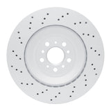 Dynamic Friction 2021-2025 BMW M2 Right Rear Drilled GeoSPEC Coated Rotor by Dynamic Friction Company 624-31195D