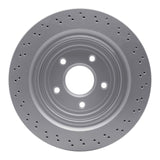 Dynamic Friction 2006-2013 Cadillac XLR Rear Drilled GeoSPEC Coated Rotor (330x26 Vented) by Dynamic Friction Company 624-46021