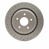 Dynamic Friction 2006-2013 Cadillac XLR Rear Drilled GeoSPEC Coated Rotor (330x26 Vented) by Dynamic Friction Company 624-46021