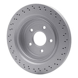 Dynamic Friction 2006-2013 Cadillac XLR Rear Drilled GeoSPEC Coated Rotor (330x26 Vented) by Dynamic Friction Company 624-46021