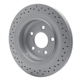 Dynamic Friction 2005-2008 Pontiac Grand Prix Rear Drilled GeoSPEC Coated Rotor (305x26 Vented) by Dynamic Friction Company 624-52019