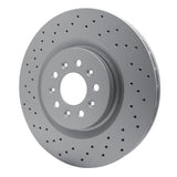 Dynamic Friction 2005-2006 Ford GT Front Drilled GeoSPEC Coated Rotor (355x32 Vented) by Dynamic Friction Company 624-54054