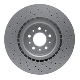 Dynamic Friction 2005-2006 Ford GT Front Drilled GeoSPEC Coated Rotor (355x32 Vented) by Dynamic Friction Company 624-54054