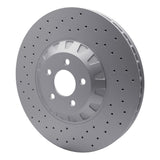 Dynamic Friction 2016-2018 Ford Mustang Right Front Drilled GeoSPEC Coated Rotor (394x36 Vented) by Dynamic Friction Company 624-54080D