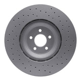 Dynamic Friction 2016-2018 Ford Mustang Right Front Drilled GeoSPEC Coated Rotor (394x36 Vented) by Dynamic Friction Company 624-54080D