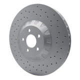 Dynamic Friction 2016-2018 Ford Mustang Left Front Drilled GeoSPEC Coated Rotor (394x36 Vented) by Dynamic Friction Company 624-54081D