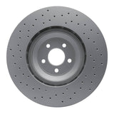 Dynamic Friction 2016-2018 Ford Mustang Left Front Drilled GeoSPEC Coated Rotor (394x36 Vented) by Dynamic Friction Company 624-54081D