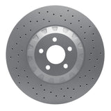 Dynamic Friction 2016-2018 Ford Mustang Left Front Drilled GeoSPEC Coated Rotor (394x36 Vented) by Dynamic Friction Company 624-54081D