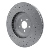 Dynamic Friction 2016-2018 Ford Mustang Left Front Drilled GeoSPEC Coated Rotor (394x36 Vented) by Dynamic Friction Company 624-54081D
