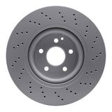 Dynamic Friction 2000-2003 Mercedes-Benz S430 Front Drilled GeoSPEC Coated Rotor (330x32 Vented) by Dynamic Friction Company 624-63033