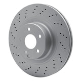 Dynamic Friction 2001-2006 Mercedes-Benz CL55 AMG Front Drilled GeoSPEC Coated Rotor (345x32 Vented) by Dynamic Friction Company 624-63041