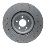 Dynamic Friction 2001-2006 Mercedes-Benz CL55 AMG Front Drilled GeoSPEC Coated Rotor (345x32 Vented) by Dynamic Friction Company 624-63041
