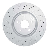 Dynamic Friction 2003-2007 Mercedes-Benz C350 Front Drilled GeoSPEC Coated Rotor (345x30 Vented) by Dynamic Friction Company 624-63044