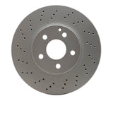 Dynamic Friction 2005-2006 Mercedes-Benz SL500 Front Drilled GeoSPEC Coated Rotor (312x28 Vented) by Dynamic Friction Company 624-63052
