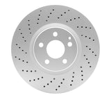 Dynamic Friction 2001-2003 Mercedes-Benz S600 Front Drilled GeoSPEC Coated Rotor (345x32 Vented) by Dynamic Friction Company 624-63055