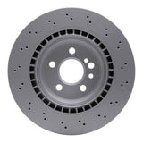 Dynamic Friction 2003-2006 Mercedes-Benz CL55 AMG Rear Drilled GeoSPEC Coated Rotor (330x26 Vented) by Dynamic Friction Company 624-63057