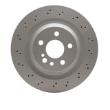 Dynamic Friction 2003-2006 Mercedes-Benz CL55 AMG Rear Drilled GeoSPEC Coated Rotor (330x26 Vented) by Dynamic Friction Company 624-63057
