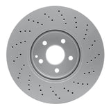 Dynamic Friction 2002-2009 Mercedes-Benz E500 Front Drilled GeoSPEC Coated Rotor (330x32 Vented) by Dynamic Friction Company 624-63059