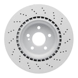 Dynamic Friction 2003-2012 Mercedes-Benz SL63 AMG Rear Drilled GeoSPEC Coated Rotor (330x26 Vented) by Dynamic Friction Company 624-63061