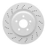 Dynamic Friction 2003-2012 Mercedes-Benz SL63 AMG Rear Drilled GeoSPEC Coated Rotor (330x26 Vented) by Dynamic Friction Company 624-63061