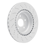 Dynamic Friction 2003-2012 Mercedes-Benz SL63 AMG Rear Drilled GeoSPEC Coated Rotor (330x26 Vented) by Dynamic Friction Company 624-63061