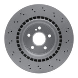 Dynamic Friction 2003-2011 Mercedes-Benz E55 AMG Rear Drilled GeoSPEC Coated Rotor (330x26 Vented) by Dynamic Friction Company 624-63062