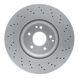 Dynamic Friction 2003-2011 Mercedes-Benz C230 Front Drilled GeoSPEC Coated Rotor (330x28.1 Vented) by Dynamic Friction Company 624-63070