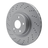 Dynamic Friction 2007-2014 Mercedes-Benz S600 Front Drilled GeoSPEC Coated Rotor (350x32 Vented) by Dynamic Friction Company 624-63075