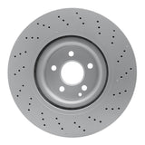 Dynamic Friction 2007-2014 Mercedes-Benz S600 Front Drilled GeoSPEC Coated Rotor (350x32 Vented) by Dynamic Friction Company 624-63075