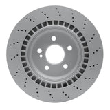 Dynamic Friction 2010-2014 Mercedes-Benz CL550 Rear Drilled GeoSPEC Coated Rotor (320x24 Vented) by Dynamic Friction Company 624-63076