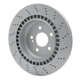 Dynamic Friction 2010-2014 Mercedes-Benz CL550 Rear Drilled GeoSPEC Coated Rotor (320x24 Vented) by Dynamic Friction Company 624-63076
