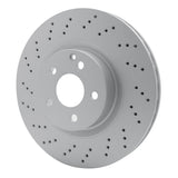 Dynamic Friction 2007-2013 Mercedes-Benz S400 (USA) Front Drilled GeoSPEC Coated Rotor (335x32 Vented) by Dynamic Friction Company 624-63079