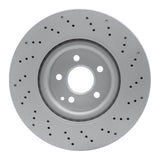 Dynamic Friction 2007-2013 Mercedes-Benz S400 (USA) Front Drilled GeoSPEC Coated Rotor (335x32 Vented) by Dynamic Friction Company 624-63079
