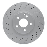 Dynamic Friction 2007-2013 Mercedes-Benz S400 (USA) Front Drilled GeoSPEC Coated Rotor (335x32 Vented) by Dynamic Friction Company 624-63079