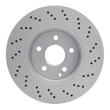 Dynamic Friction 2008-2015 Mercedes-Benz C250 Front Drilled GeoSPEC Coated Rotor (295x28 Vented) by Dynamic Friction Company 624-63084