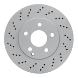 Dynamic Friction 2008-2015 Mercedes-Benz C250 Front Drilled GeoSPEC Coated Rotor (295x28 Vented) by Dynamic Friction Company 624-63084