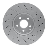 Dynamic Friction 2008-2016 Mercedes-Benz E400 Front Drilled GeoSPEC Coated Rotor (322x32 Vented) by Dynamic Friction Company 624-63085