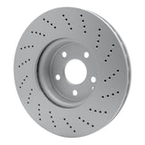 Dynamic Friction 2008-2016 Mercedes-Benz E400 Front Drilled GeoSPEC Coated Rotor (322x32 Vented) by Dynamic Friction Company 624-63085