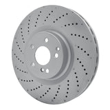 Dynamic Friction 2008-2021 Mercedes-Benz C63 AMG Front Drilled GeoSPEC Coated Rotor (360x36 Vented) by Dynamic Friction Company 624-63091