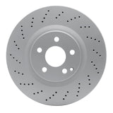Dynamic Friction 2010-2017 Mercedes-Benz C250 Front Drilled GeoSPEC Coated Rotor (344x32 Vented) by Dynamic Friction Company 624-63093