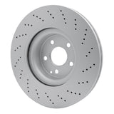 Dynamic Friction 2010-2017 Mercedes-Benz C250 Front Drilled GeoSPEC Coated Rotor (344x32 Vented) by Dynamic Friction Company 624-63093