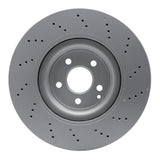 Dynamic Friction 2012-2020 Mercedes-Benz SLK350 Front Drilled GeoSPEC Coated Rotor (344x32 Vented) by Dynamic Friction Company 624-63098