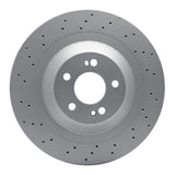 Dynamic Friction 2015-2017 Mercedes-Benz Maybach S600 Rear Drilled GeoSPEC Coated Rotor (360x26 Vented) by Dynamic Friction Company 624-63111