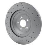 Dynamic Friction 2015-2017 Mercedes-Benz Maybach S600 Rear Drilled GeoSPEC Coated Rotor (360x26 Vented) by Dynamic Friction Company 624-63111