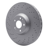 Dynamic Friction 2015-2017 Mercedes-Benz Maybach S600 Front Drilled GeoSPEC Coated Rotor (390x36 Vented) by Dynamic Friction Company 624-63116