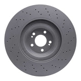 Dynamic Friction 2015-2017 Mercedes-Benz Maybach S600 Front Drilled GeoSPEC Coated Rotor (390x36 Vented) by Dynamic Friction Company 624-63116