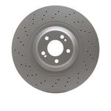 Dynamic Friction 2015-2017 Mercedes-Benz Maybach S600 Front Drilled GeoSPEC Coated Rotor (390x36 Vented) by Dynamic Friction Company 624-63116