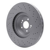 Dynamic Friction 2015-2017 Mercedes-Benz Maybach S600 Front Drilled GeoSPEC Coated Rotor (390x36 Vented) by Dynamic Friction Company 624-63116
